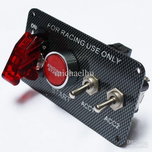 Universal Racing Ignition Switch Panel Type B